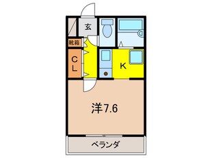 ウエルズ２１門戸の物件間取画像